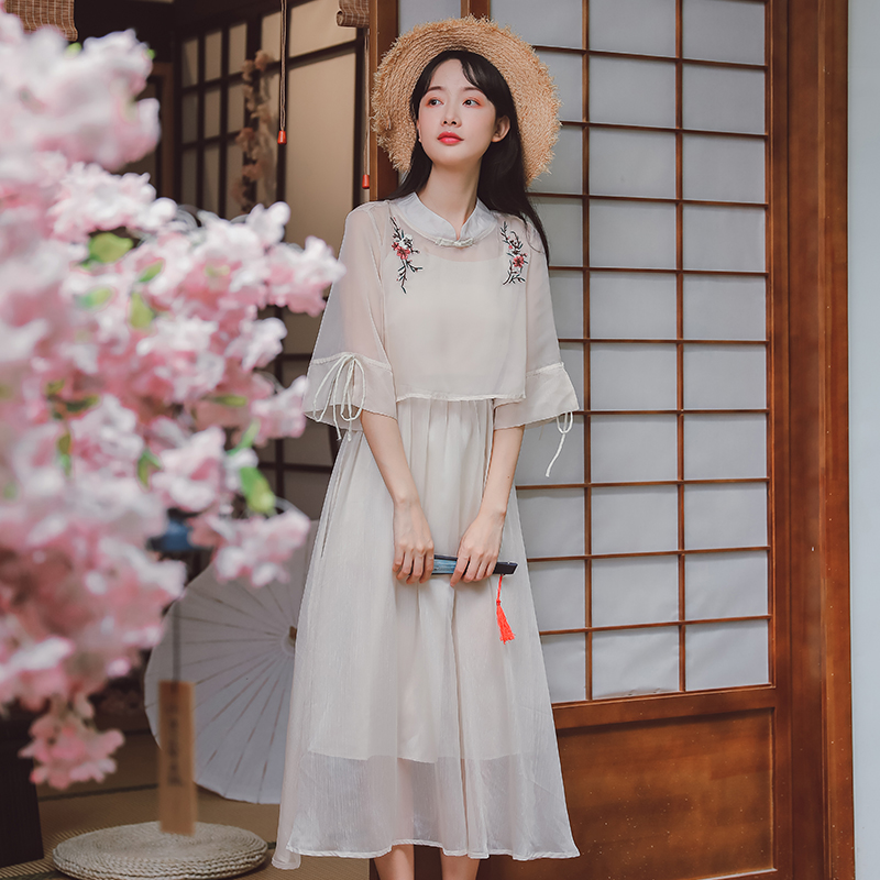 改良汉服女中国风学生清新仙女超仙汉元素连衣裙日常古装夏季仙气在类目 女装/女士精品, 唐装/民族服装/舞台服装, 民族服装/舞台装中 - 来自Buy2taobao.com提供专业的淘宝代购服务