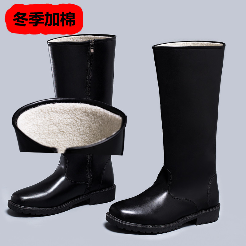 Flag raisers Guoqi Ban Boots Armed forces Guard of honour Boots Band Snare navy Men and women section Tall bootsin the Men's Shoes, Boots category - from Buy2taobao.com to provide professional Taobao agent buy service