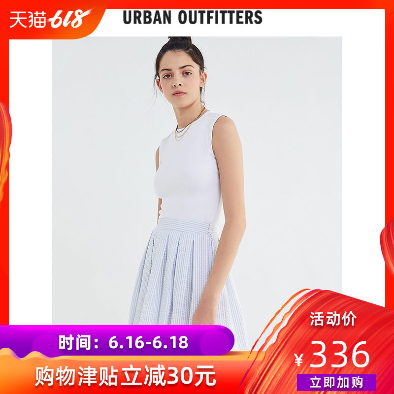 甜美条纹百褶迷你短裙 Urban outfitters 青春校园学生半身裙女夏在类目 女装/女士精品, 半身裙中 - 来自Buy2taobao.com提供专业的淘宝代购服务