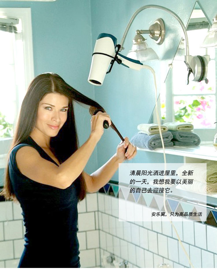 Wall hanging sucker hair drier Bracket Shower Room Hair drier Storage Lazy man Bracket Pets hair drier Bracket 306 degreein the Decoration main material , Toiletries , Bathroom Hardware/Pendant , Bathroom Shelves category - from Buy2taobao.com to provide professional Taobao agent buy service