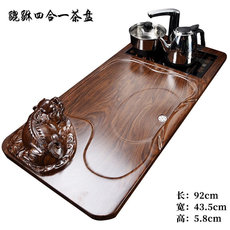 功夫茶具套装抽屉式排水茶盘家用实木储水茶盘茶台茶海茶托盘茶座|msdalam kategori pinggan mangkuk, set teh, dulang teh - dari Buy2taobao.com untuk memberikan perkhidmatan ejen Taobao profesional membeli