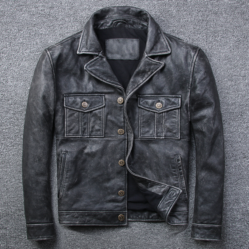 genuine leather leather clothing coat Korean Edition Trend handsome leather jacket Autumn new pattern leisure time have cash less than that is registered in the accounts Sociology Guyin the Men's clothing, Leather clothing category - from Buy2taobao.com to provide professional Taobao agent buy service