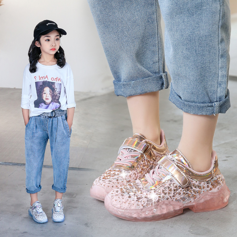 Girls' Shoes 2019 Korean Edition Diddy children gym shoes summer new pattern pupil leisure time Trendy shoesin the Shoes/Baby Shoes/Parent-child shoes , Sports shoes category - from Buy2taobao.com to provide professional Taobao agent buy service