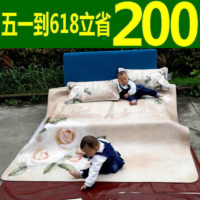 彩绘牛皮席头层水牛皮凉席1.8米1.5折叠式软凉席子三件套床席包邮|ruв категории постельные принадлежности, мат/бамбуковый мат/раттан мест/соломенный мат/кожаный мат - от Buy2taobao.com для оказания профессиональной услуги покупки агента Taobao