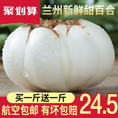 兰州鲜甜百合500g纯百合新鲜食用白合甘肃特产天然非干货特级包邮