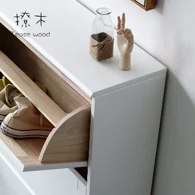 撩木实木橡木超薄翻斗鞋柜北欧家用简约现代小户型门厅收纳玄关柜在类目 住宅家具, 柜类, 鞋柜中 - 来自Buy2taobao.com提供专业的淘宝代购服务