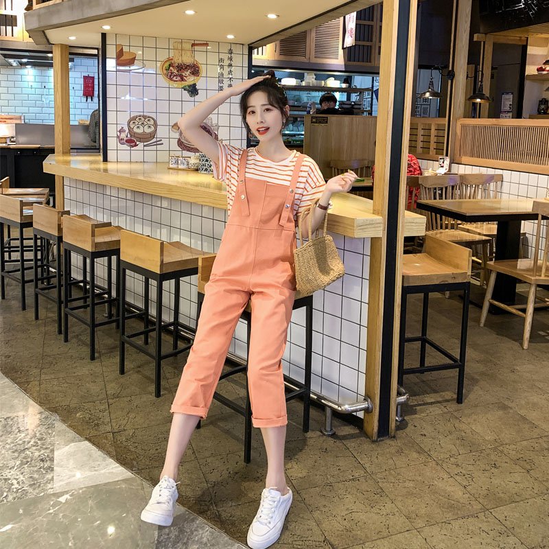 2019 Xiaweipang Outfit Western style By age rompers Ninth pants Two piece set Yujie Little suitin the Women's clothing/Boutique , Large size women category - from Buy2taobao.com to provide professional Taobao agent buy service