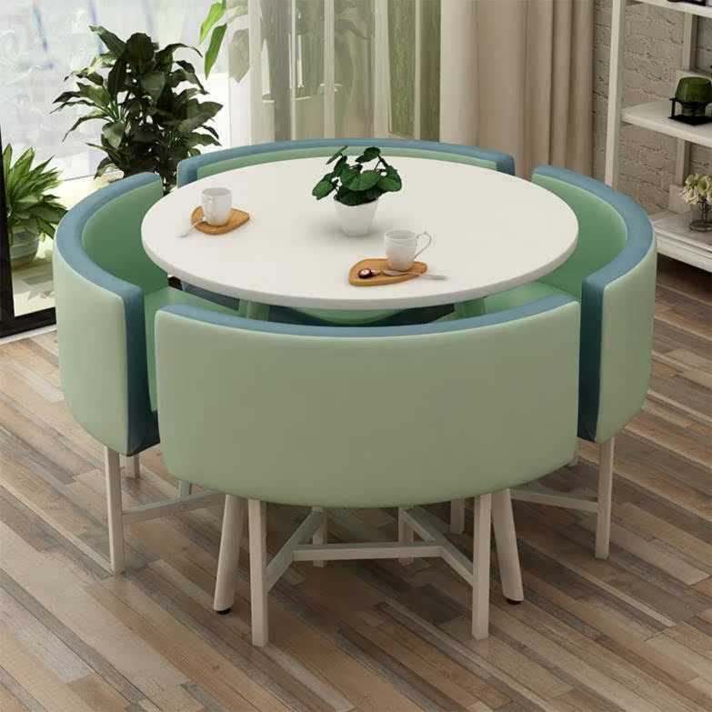 Café Study VIP Room Round table chair combination Hotel Atmosphere 4 balcony Lounge business affairs personalityin the Business/Office Furniture , Office Furniture , Desk , Conference table category - from Buy2taobao.com to provide professional Taobao agent buy service