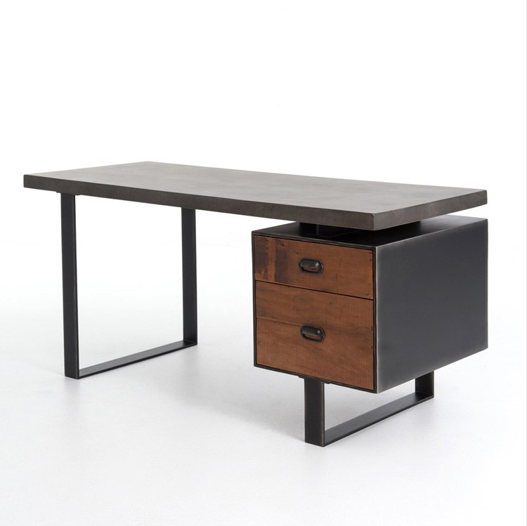American style Retro Iron art solid wood Conference table desk The computer table table drawer desk Desk negotiating tablein the Business/Office Furniture , Office Furniture , Desk , Conference table category - from Buy2taobao.com to provide professional Taobao agent buy service