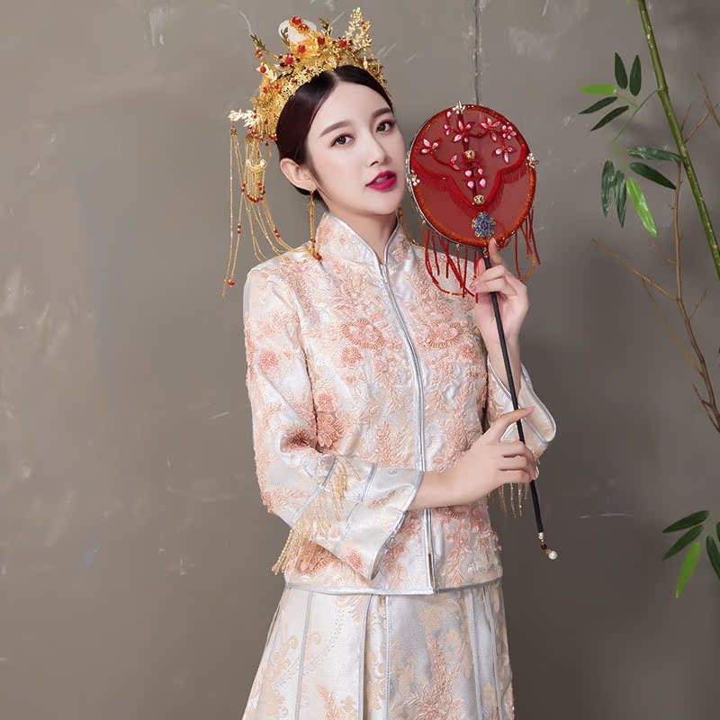 喜服女结婚中式礼服2018新娘礼服马来褂新娘蓝色礼服马来挂秀禾服|msdalam kategori Butik wanita / wanita, perkahwinan/Cheongsam/pakaian, Cheongsam - dari Buy2taobao.com untuk memberikan perkhidmatan ejen Taobao profesional membeli
