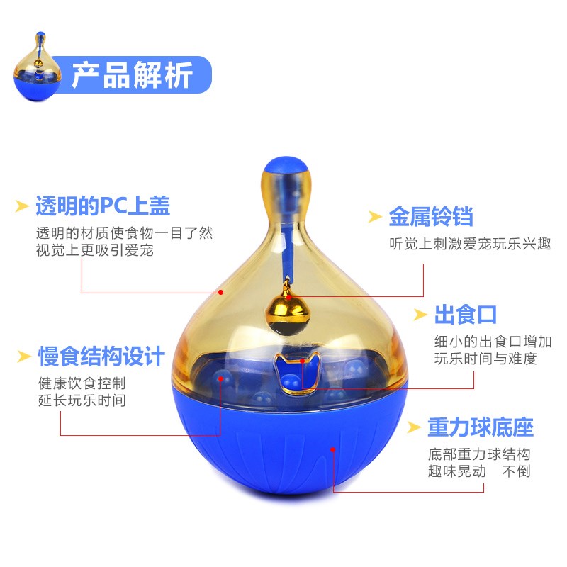 Dogs Vocalization Toys SMEs Sound Bullfighting Dedicated Teddy Golden Retriever Puppy Corgi Tumbler Leakage food ballin the Pet/Pet food and supplies , Cat/Dog Toys , Sound toys category - from Buy2taobao.com to provide professional Taobao agent buy service
