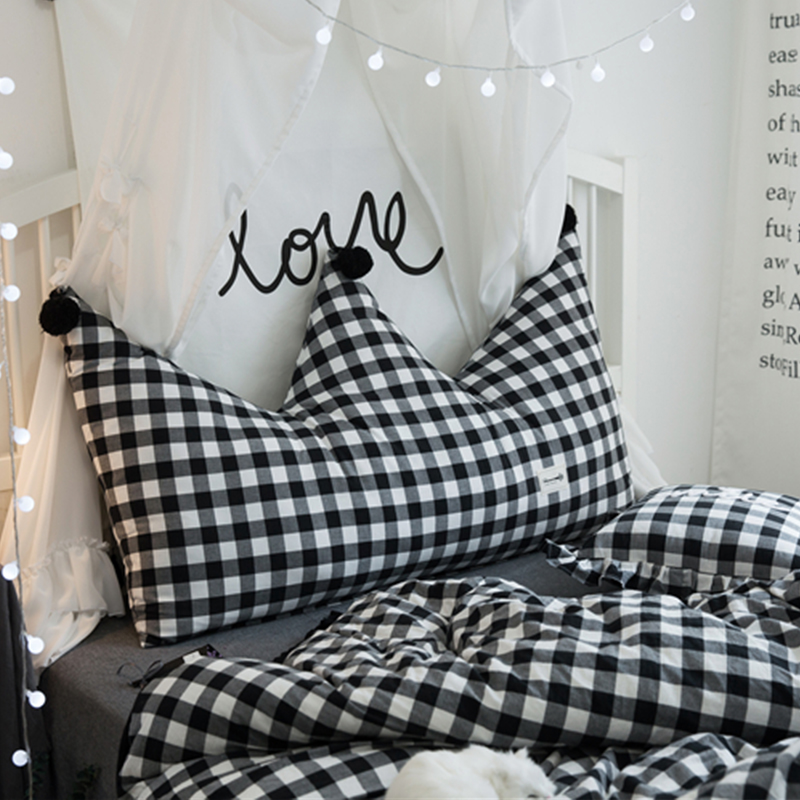 Western style Full Cushion Bed cushions Northern Europe originality Plaid Simplicity Cushionin the Home Fabric , Pillow/Pillow category - from Buy2taobao.com to provide professional Taobao agent buy service
