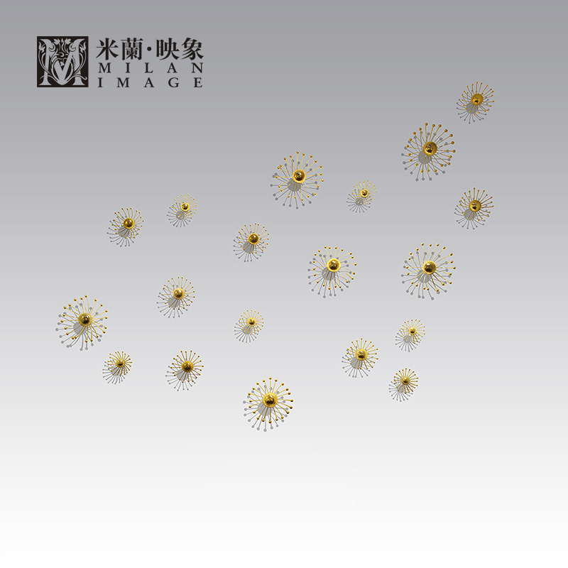 Milan map modern New Chinese style originality Flower hotel villa Open Houses high-grade Wall decoration Soft loading Arts and Craftsin the Home accessories , Mural category - from Buy2taobao.com to provide professional Taobao agent buy service