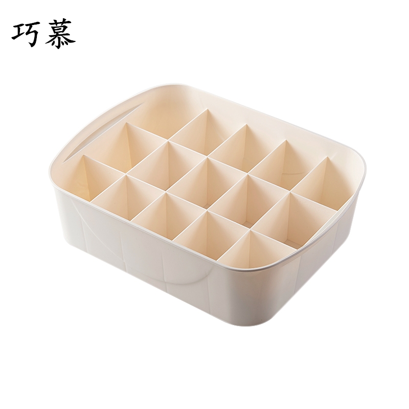 巧慕放内衣内裤收纳盒家用塑料有盖装袜子文胸整理盒防尘储物盒分在类目 收纳整理, 家庭收纳用具, 收纳盒, 内衣收纳盒中 - 来自Buy2taobao.com提供专业的淘宝代购服务