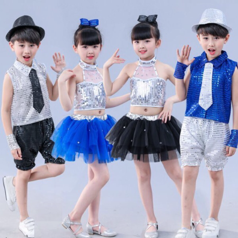 61 children Sequins Jazz costume men and women kindergarten Dance costume Pompous skirt Yarn skirt Costumein the Women's clothing/Boutique , Costume/National costume/Stage costumes , National costume/Costumes category - from Buy2taobao.com to provide professional Taobao agent buy service