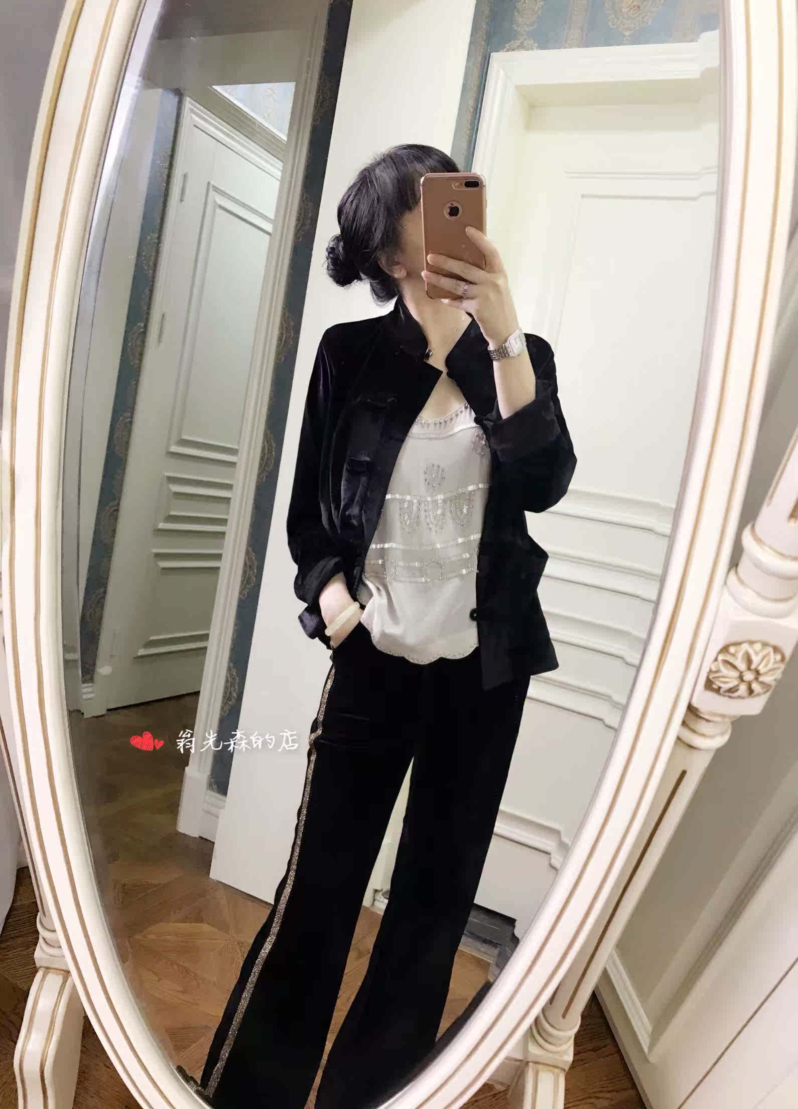 秋冬金丝绒 典雅黑色真丝丝绒 盘扣旗袍外套女新中式开衫上衣禅服|msdalam kategori Butik wanita / wanita, perkahwinan/Cheongsam/pakaian, Cheongsam - dari Buy2taobao.com untuk memberikan perkhidmatan ejen Taobao profesional membeli