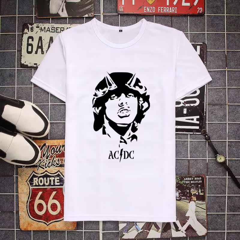 Street summer loose-fitting heavy music clothes rock around|ruв категории Мужская одежда, футболка - от Buy2taobao.com для оказания профессиональной услуги покупки агента Taobao