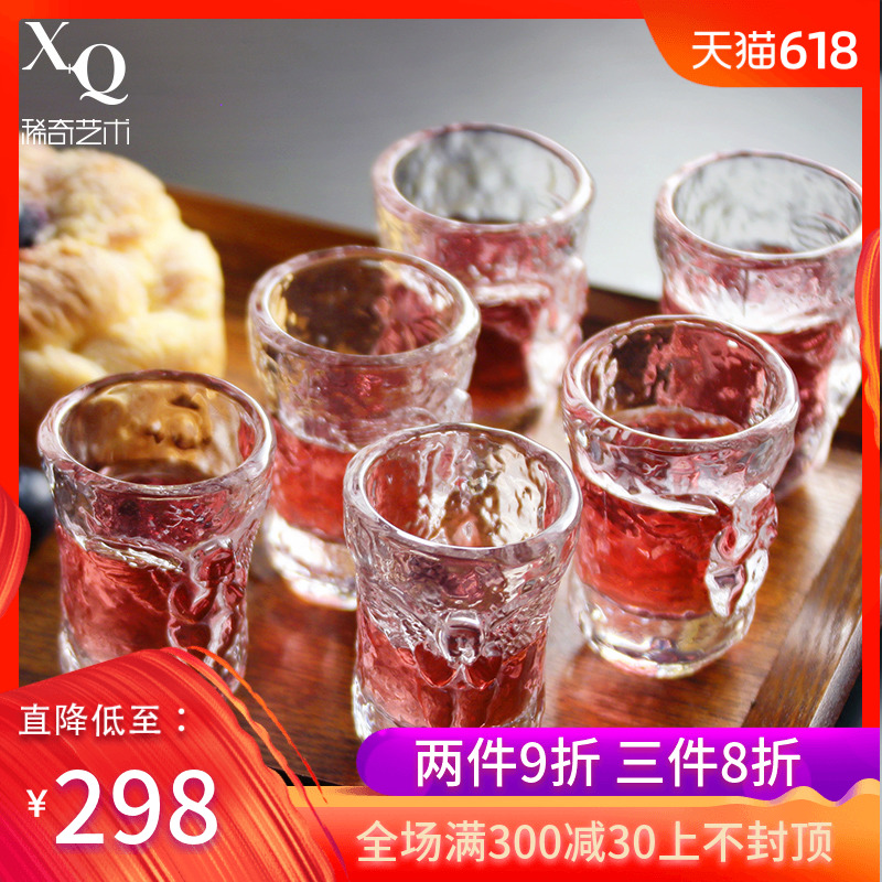 稀奇艺术烈酒玻璃杯天使浮雕白酒杯子玻璃对杯-2只装6只装在类目 家居饰品, 摆件中 - 来自Buy2taobao.com提供专业的淘宝代购服务