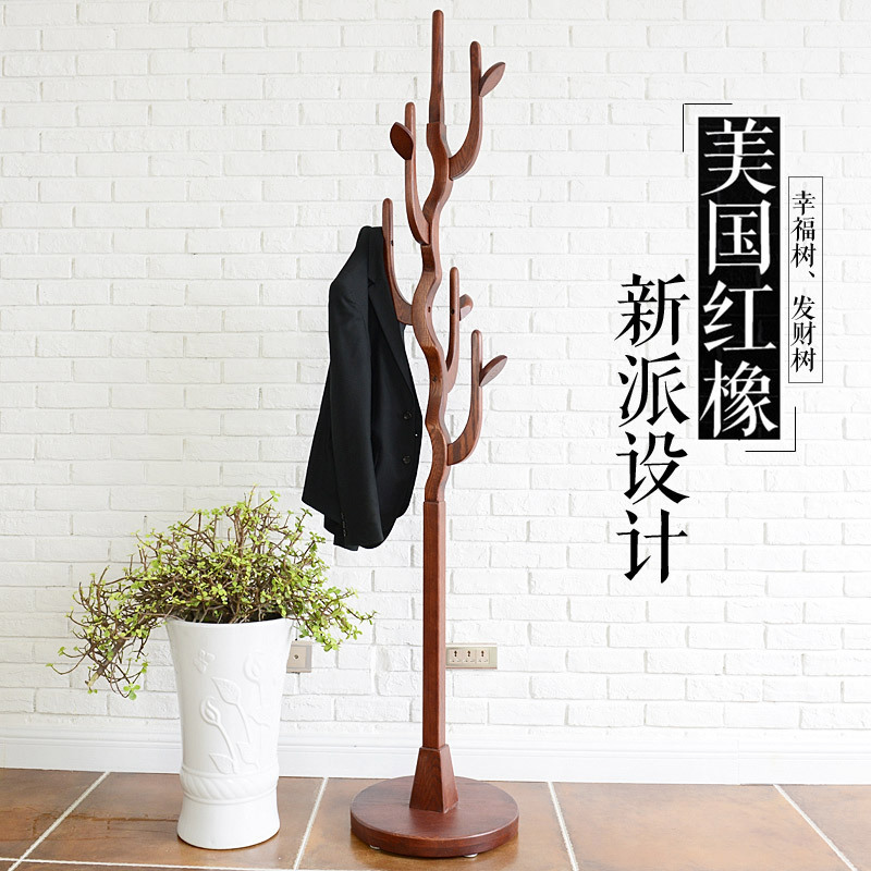 solid wood Floor coat rack Modern simplicity coat hanger bedroom Clothes rack Foyer Clothes hanger originality oak Shelfin the Residential furniture , Shelf , Coat Rack category - from Buy2taobao.com to provide professional Taobao agent buy service