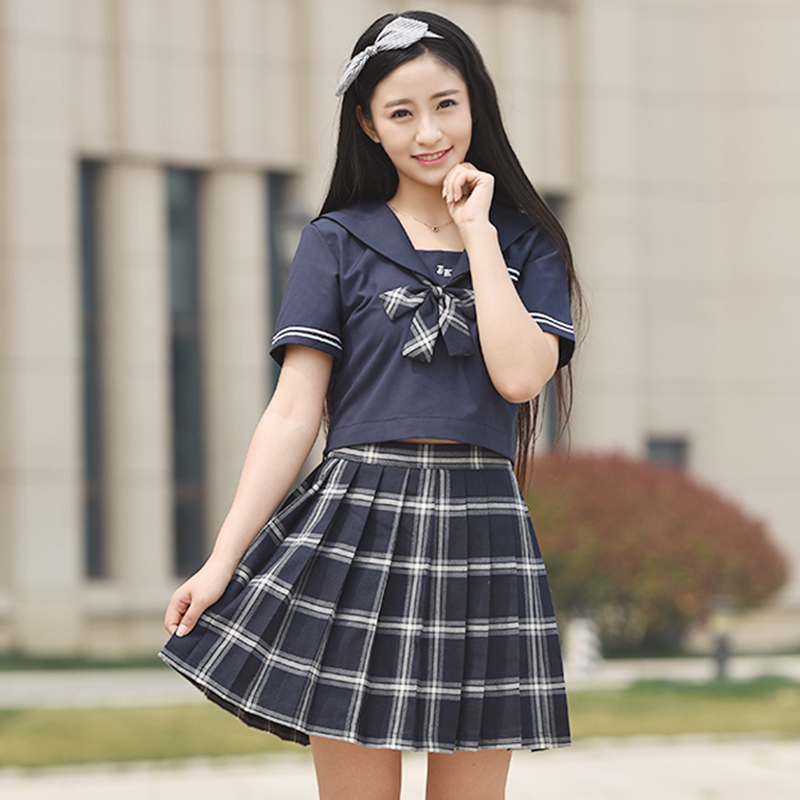 Japanese orthodoxy JK uniform Sailor Soft sister high school Student wear Women's wear school uniform Class clothes College wind suitin the Women's clothing/Boutique , Set/Student uniforms/Work uniforms , Student uniforms category - from Buy2taobao.com to provide professional Taobao agent buy service