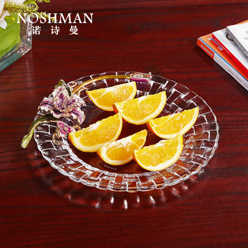 Enamel new year Fruit plate originality European style modern a living room household Fruit plate table tea table Snack tray Candy dishin the Tableware , Tableware , Fruit bowl/Fruit plate/Hamper category - from Buy2taobao.com to provide professional Taobao agent buy service