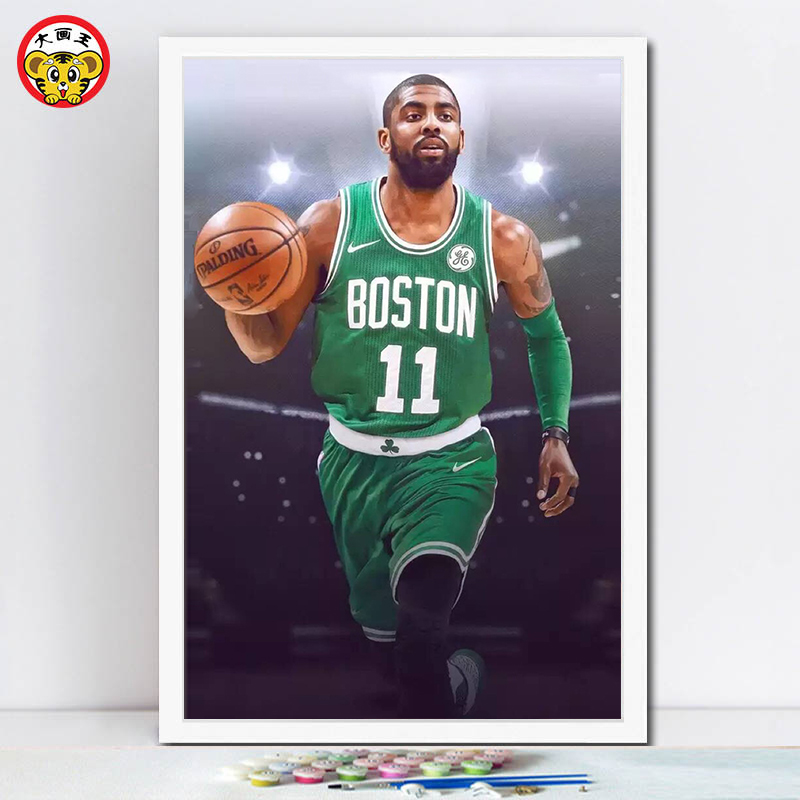 凯里欧文 nba人物diy数字油彩画手工手绘填充涂色数码数字油画|ruв категории Домашний быт, декоративная живопись, DIY/цифровой живописи - от Buy2taobao.com для оказания профессиональной услуги покупки агента Taobao