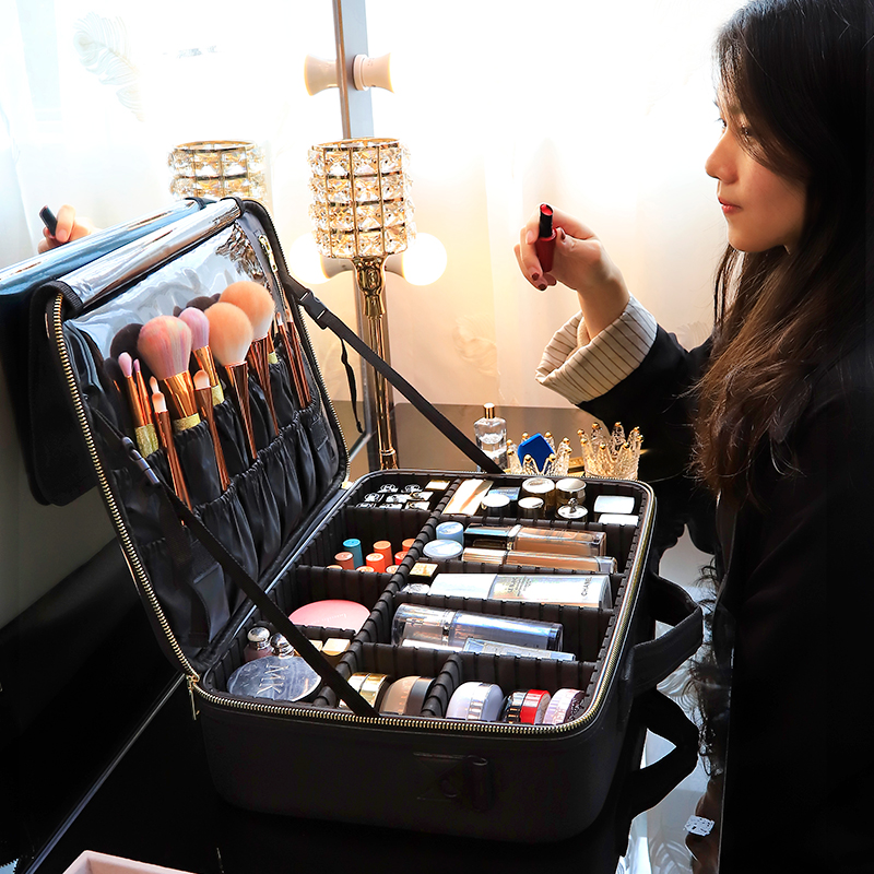 fashion Cosmetic major Portable capacity ins Ultra-fire Cosmetics Storage box Makeup Take it with you portablein the Storage consolidation , Home Storage appliances , Storage bag , Cosmetic category - from Buy2taobao.com to provide professional Taobao agent buy service