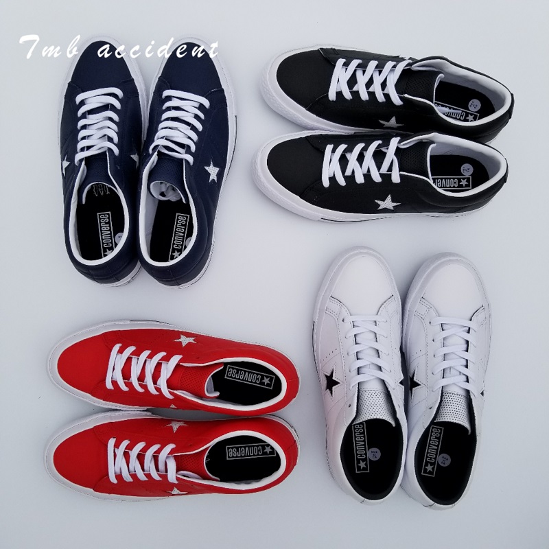 Converse匡威 One Star 张艺兴同款牛皮低帮黑白红三星标158465C|ruв категории спортивные туфли new, обувь/обувь - от Buy2taobao.com для оказания профессиональной услуги покупки агента Taobao