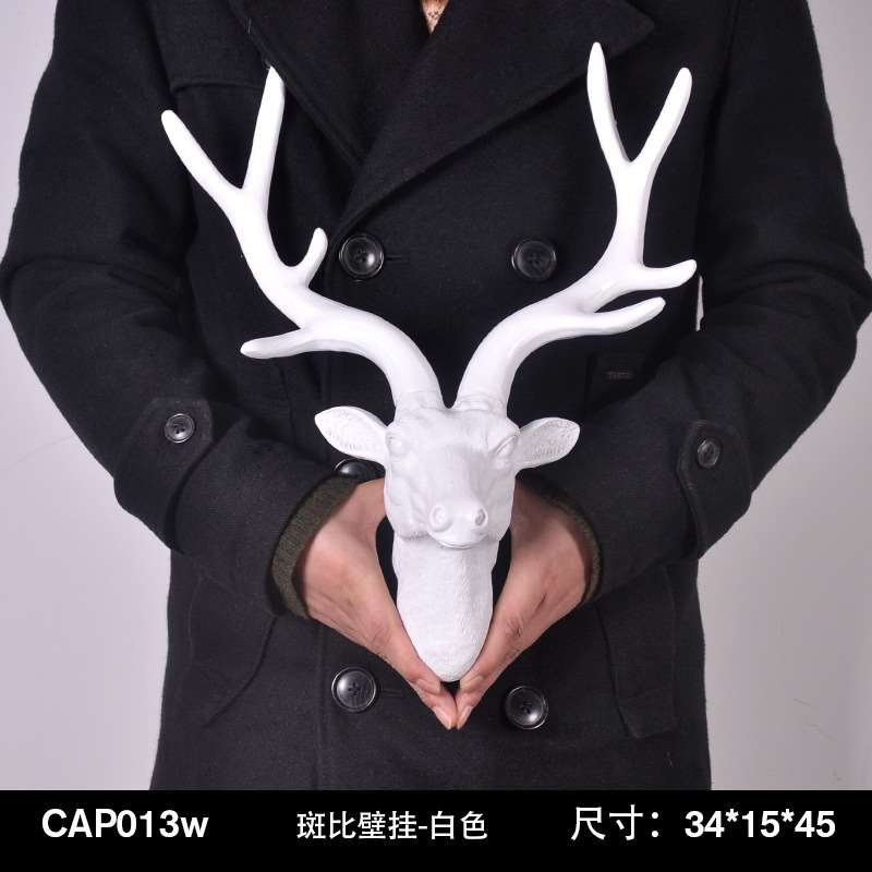 美式复古工业风招财鹿头客厅装饰壁挂餐厅墙面装饰装修饰品挂件在类目 家居饰品, 壁饰中 - 来自Buy2taobao.com提供专业的淘宝代购服务