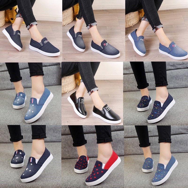 Shoe spring 2019 new pattern Women's Shoes Shallow shoes Flat bottom canvas shoe Lazy man Casual shoes Versatile Old Beijing Single shoesin the Women's Shoes, Canvas shoes category - from Buy2taobao.com to provide professional Taobao agent buy service