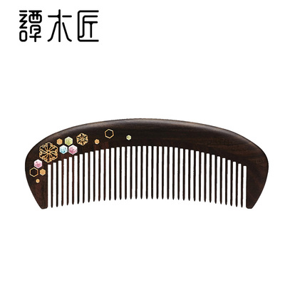 谭木匠礼盒漆艺梳马赛克五  木梳子  创意礼物  送女生  送闺蜜