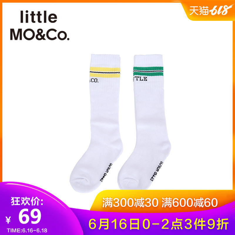 littlemoco夏季新品男女儿童袜子slogan条纹边中筒棉质袜子在类目 童装/婴儿装/亲子装, 儿童袜子(0-16岁)中 - 来自Buy2taobao.com提供专业的淘宝代购服务