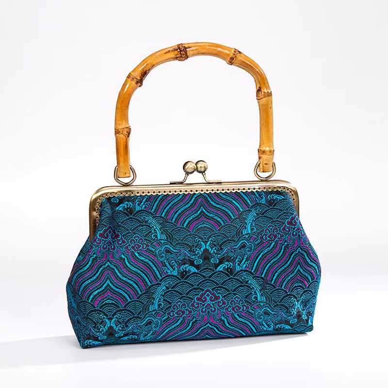 Chinese style handicraft yunjin retro bamboo handle women's|ruв категории Ручная работа, области народных ремесел, другие - от Buy2taobao.com для оказания профессиональной услуги покупки агента Taobao