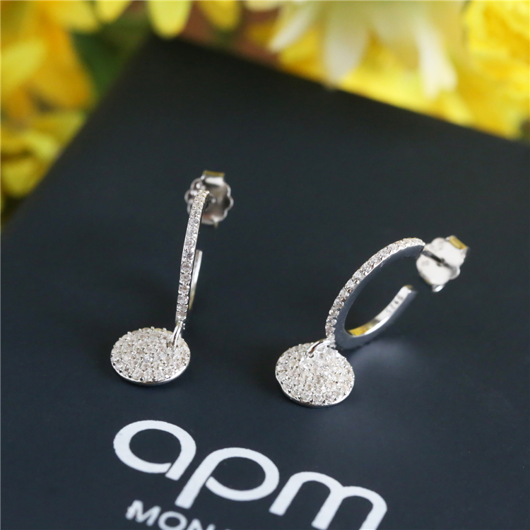 露露的功课 APM MONACO S925纯银扇形流苏