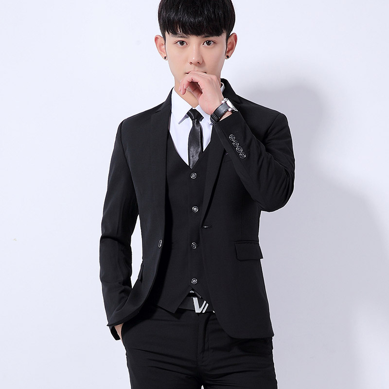 西服套装男士三件套秋季韩版小西装商务职业正装新郎伴郎结婚礼服|msdalam kategori Pakaian Lelaki, Sut - dari Buy2taobao.com untuk memberikan perkhidmatan ejen Taobao profesional membeli