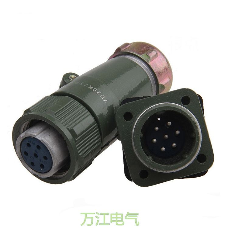 YD20 7芯 航空插头插座 金属连接器 YD20J7TP YD20J7TQ YD20K/J7Z|msdalam kategori elektronik/Electrician, papan pendawaian/plug, plug - dari Buy2taobao.com untuk memberikan perkhidmatan ejen Taobao profesional membeli