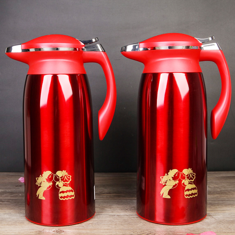 marry Supplies Dowry gules Stainless steel Thermos bottle Thermos bottle Wedding celebration Kettle Hot water bottle Warmers Thermosin the Tableware , Cup/Cups/Kettle , Thermos category - from Buy2taobao.com to provide professional Taobao agent buy service