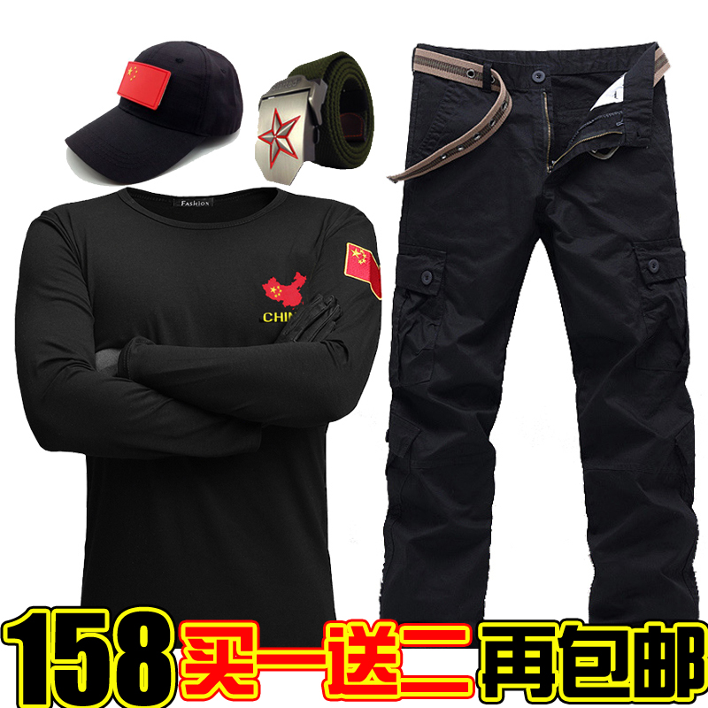 户外套装男秋季迷彩服军迷战术长袖特种兵训练服工作服工装裤套服在类目 男装, 衬衫中 - 来自Buy2taobao.com提供专业的淘宝代购服务