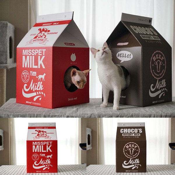 现货 创意朱古力奶箱猫抓板 猫窝 猫抓板 猫磨爪玩具 猫咪用品在类目 宠物/宠物食品及用品, 猫/狗玩具, 猫抓板中 - 来自Buy2taobao.com提供专业的淘宝代购服务