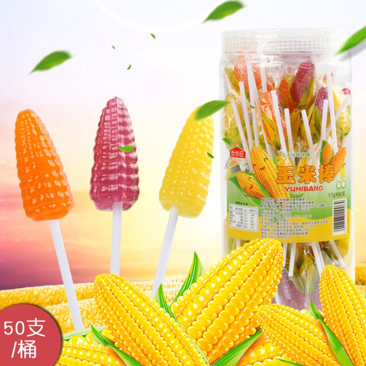 六一儿童节礼品创意水果味玉米棒棒糖送小孩同学彩虹糖果罐装零食|msdalam kategori makanan ringan/Nuts/Specialty, Gula-gula dan makanan ringan/Jelly/Pudding, gula-gula - dari Buy2taobao.com untuk memberikan perkhidmatan ejen Taobao profesional membeli