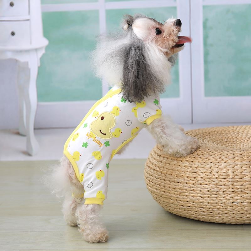clothes Pets Autumn Cartoon Baby unlined upper garment pajamas Four feet Elastic force Teddy Pomeranian dogin the Women's clothing/Boutique , Large size women category - from Buy2taobao.com to provide professional Taobao agent buy service