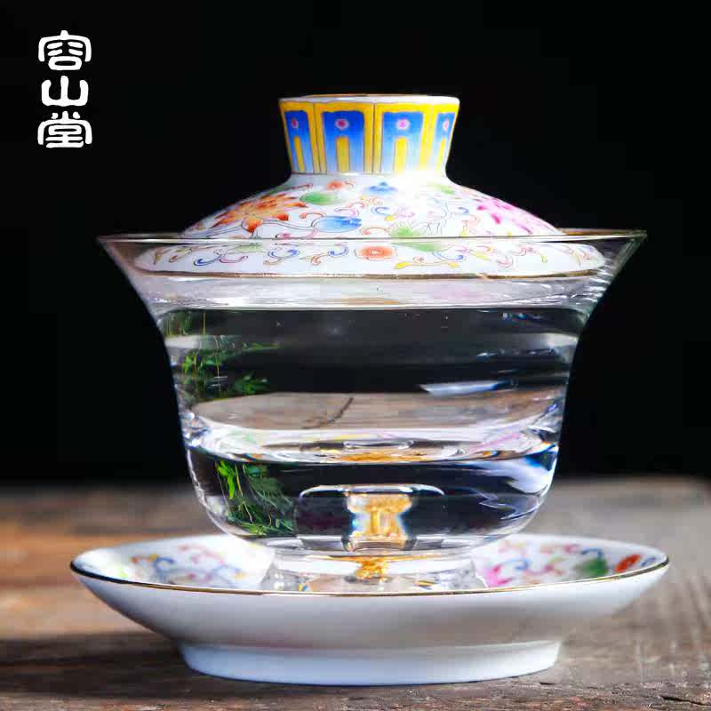中国特色小礼品商务京韵 陶瓷珐琅彩玻璃盖碗茶杯 大号加厚三才茶在类目 餐饮具, 茶具, 盖碗中 - 来自Buy2taobao.com提供专业的淘宝代购服务
