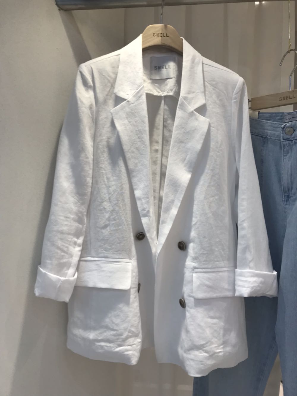 韩国东大门2019新款麻料西服外套三个颜色|msdalam kategori Butik wanita / wanita, jaket pendek - dari Buy2taobao.com untuk memberikan perkhidmatan ejen Taobao profesional membeli