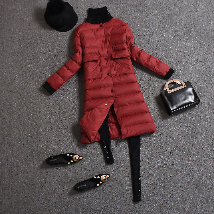 Europe station 2018 Autumn and winter new pattern fashion Mid length version Bread wear Plush keep warm Down Cottonin the Women's clothing/Boutique , Cotton/Padded category - from Buy2taobao.com to provide professional Taobao agent buy service