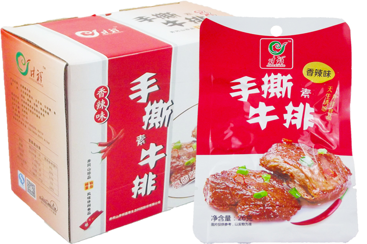 井祥手撕素牛肉香辣素肉片仿葷齋菜蛋白豆幹零食520克禮盒小吃在類目 零食/堅果/特產, 豆乾製品/蔬菜乾, 素肉中 - 來自Buy2taobao.com提供專業的淘寶代購服務
