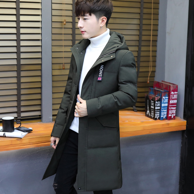 cotton-padded clothes Korean Edition winter thickening have more cash than can be accounted for coat Overknee Windbreaker Youth keep warm Winter clothes handsome Down cotton-padded jacketin the Men's clothing, Cotton category - from Buy2taobao.com to provide professional Taobao agent buy service