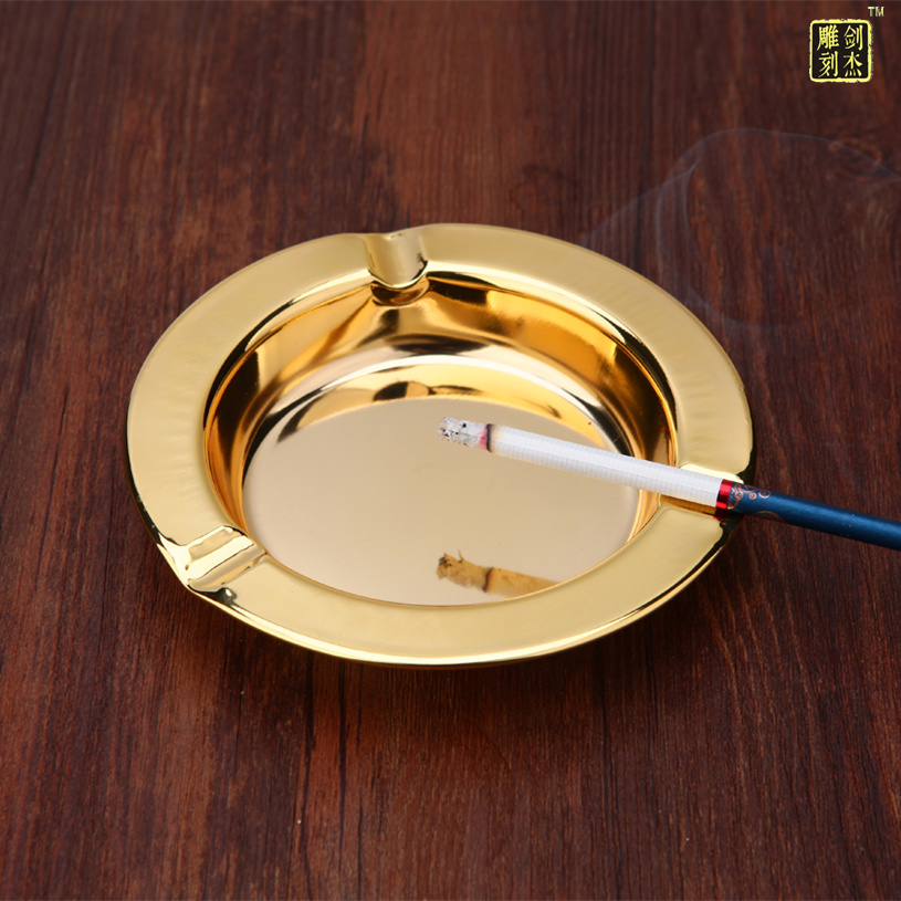 originality Home Furnishing Jewelry Pure copper Gold-plated ashtray decorate gift originality personality gift Large Decoration It suppliesin the Festive supplies/Gift , Gift ideas , Fashion ashtray category - from Buy2taobao.com to provide professional Taobao agent buy service