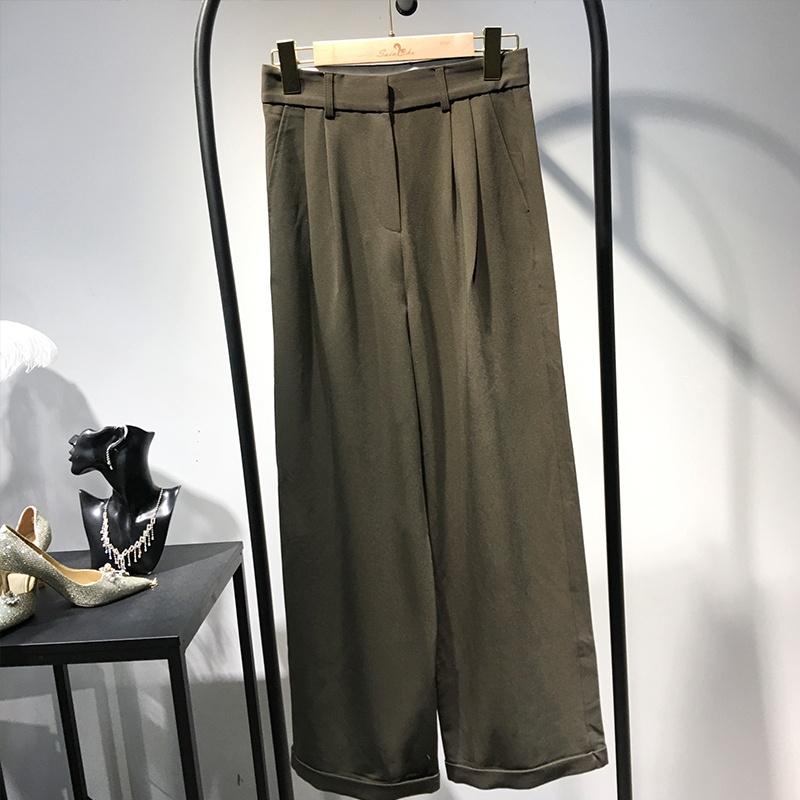 V19春季新品 设计师款直筒工装裤 S-L 19059 JST|ruв категории Женская одежда, брюки, брюки - от Buy2taobao.com для оказания профессиональной услуги покупки агента Taobao