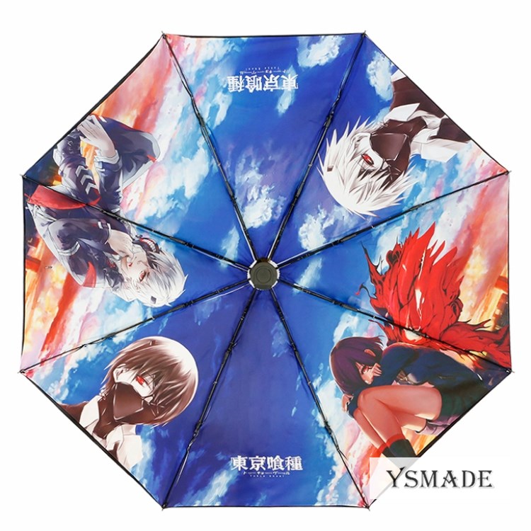 东京食尸鬼金木研东京喰种动漫雨伞双层折叠黑胶太阳伞全自动在类目 居家日用, 伞/雨具/防雨/防潮, 伞中 - 来自Buy2taobao.com提供专业的淘宝代购服务