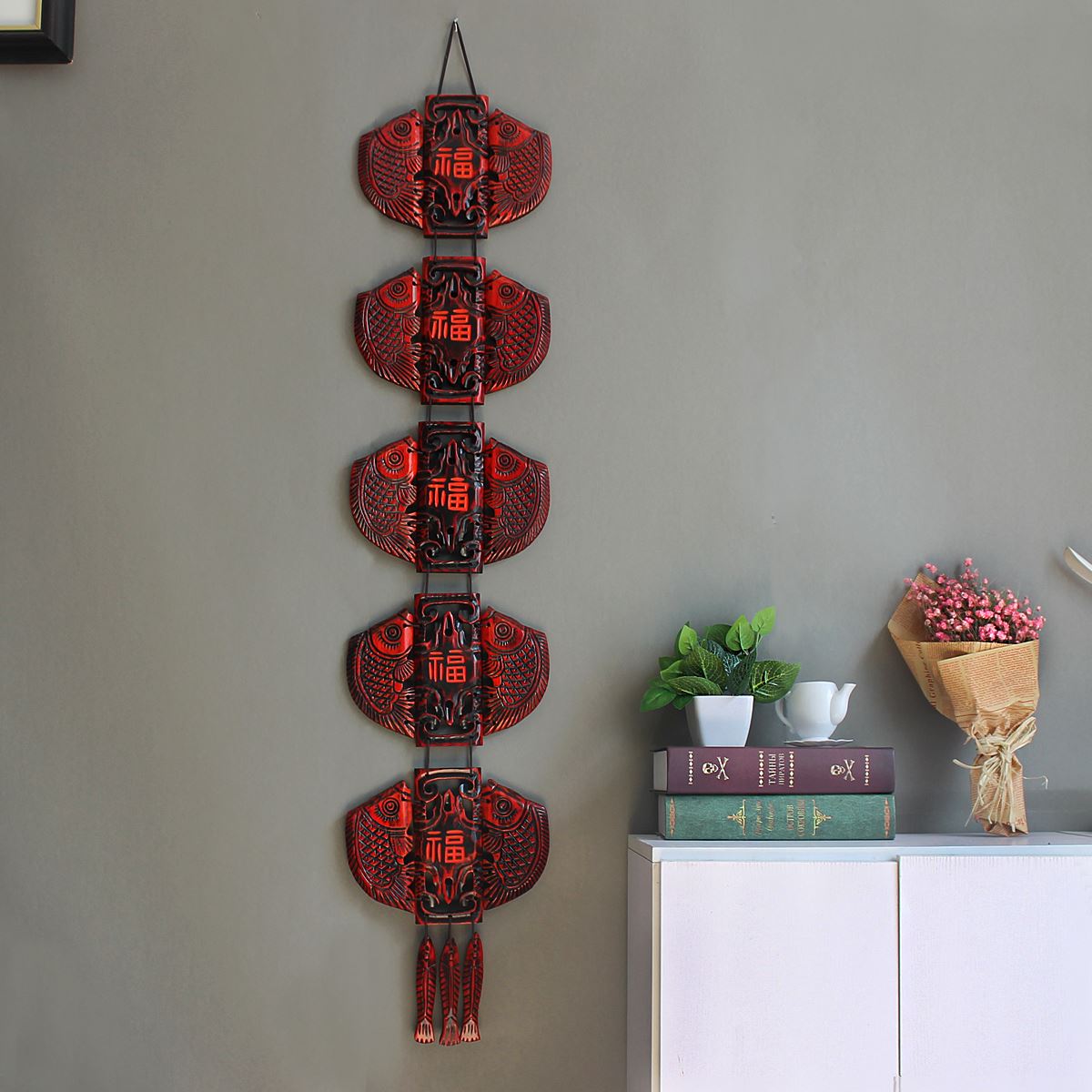 Wood carving Wall Chinese style Pendant metope a living room Entrance background wall ornament Wall decoration Fortune Wall hangingsin the Home accessories , Mural category - from Buy2taobao.com to provide professional Taobao agent buy service